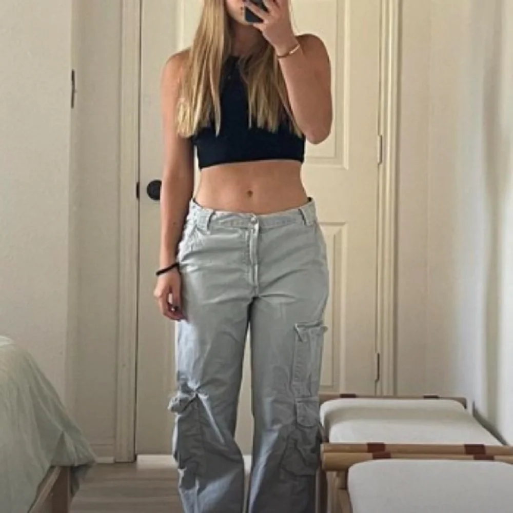 Oversized hip length jeans - Picture 1 of 1